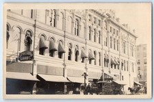 c1910 Ioof Building Bakery Wagon Front Sacramento California RPPC Photo Postcard picture