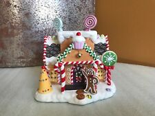 Partylite Exclusive Gingerbread Village #1 Christmas Tea Light Candle Holder picture