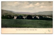 Antique View from Prospect Hill, Hand Colored?, Stockbridge, Massachusetts picture