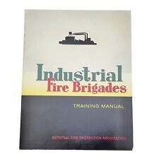 Vintage Fire Fighting Industrial Fire Brigades Training Manual 1974 NFPA picture