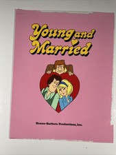 YOUNG AND MARRIED Animation Cel Vtg  Cartoons Production Art HANNA-BARBERA  I12 picture