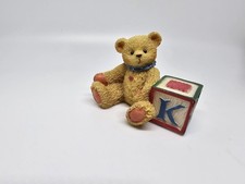 Vintage Enesco 1995 Cherished Teddies Alphabet Letter 