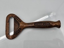 Vintage A.I.M.E Brass Beer Bottle Opener Muddler Phelps Dodge 1884 1946 picture