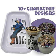 Z Fighters Anime Herb Grinder, Stash Jar, Rolling Tray Set picture