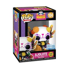 Funko Pop Ajolote Axolotl #104 Dia de los Muertos GITD EE Exclusive Vinyl picture