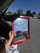 Vtg RARE Original Seagrams 7 Bar Tavern Advertising Mirror Man Cave Collectable  picture