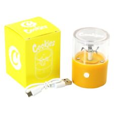 Electric Portable Auto Herb Garlic Grinding Crusher  Rechargeable Yellow Grinder picture