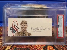 Douglas Campbell Signed Cut Signature PSA/DNA WWI Fighter Ace GOE picture