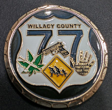 Willacy County Sheriff’s Office State of Texas Police Challenge Coin picture