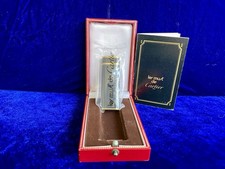 Cartier Lighter Vintage Black Lacquer Oval New Sealed Old Stock Condition Box picture