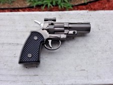 Revolver Pistol Gun Shape Jet Torch Lighter Small Pocket Size USA Stock And Ship picture