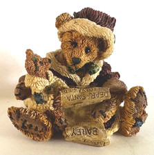 Boyd’s Bears Resin Christmas Lot Of 2 Edmund Elf & Kringle & Bailey List picture