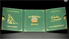 1 Gram Real Gold Flakes from Parker Schnabel Mine in Yukon Collector Package picture