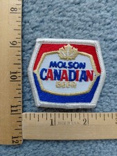 1 RARE MOLSON CANADIAN BEER IRON ON PATCH   picture