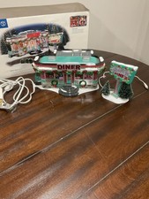 Dept 56 Shelly's Diner Snow Village Lighted Christmas Diner #55008 - AS IS picture