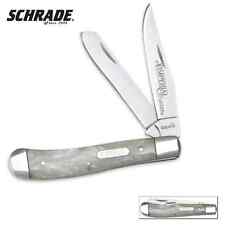 Schrade Imperial Large Trapper Folding Pocket Knife  Imitation Pearl Handles 13L picture