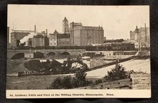 Vintage 1900s St. Anthony Falls Milling District Minneapolis Minnesota  Postcard picture