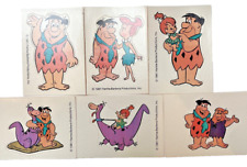 Lot of 2 Vintage 1981 Hanna Barbera Production Flintstones Sticker sets- RARE picture