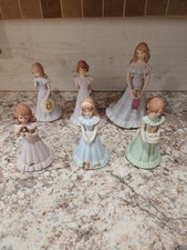 6 ENESCO Growing Up Birthday Girls Brunette Ages 9, 10, 11, 12, 13, And 16 picture