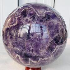 3140g Natural Dream Amethyst Quartz Crystal Sphere Ball Healing picture