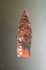 Authentic Hensel Point 4.04 Inch Fluted Obsidian Primitive Repro picture