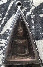 Phra Wat Nang Phaya ,Phitsanulok,Earthen base,Thai Buddha, stainless Case picture