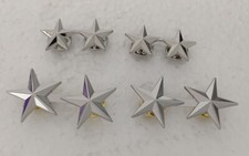 Two Pair Of WW2 US Army Officer 2 Star Major General Rank Badges Pin – US294 picture