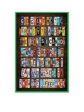 606- Alcoholics Anonymous Recovery Refrigerator Magnet - Serenity Prayer picture