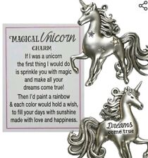 Miniature Ganz Magial Unicorn Charms Collectible gift, Inspirational Message~ #2 picture