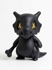 Cubone Custom X-Eye 3D Printed Figure Black Pokémon Collectible picture