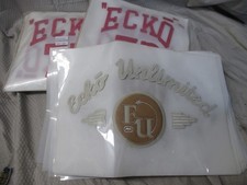 Vintage 2000's Ecko 72 & Ecko Unlimited Embroidery Graphic Transfer Prints picture