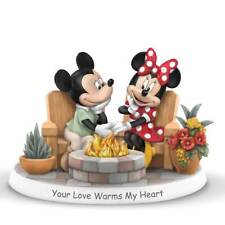 Disney Hamilton Collection *Your Love Warms My Heart* Mickey & Minnie Figurine picture