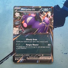 2026 Pokemon ME05 Pitch Black - Morpeko ex #55 Double Rare Holo- NM picture
