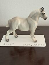 Vintage Hagen Renaker #A-459 Miniature Percheron Horse Tail Down  picture