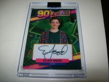 2025 Wild Card Decades 1990's Elijah Wood auto signed 1/1 Back To The Future II picture