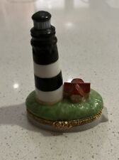 Authentic Lefton China Hand Painted Lighthouse, Signed&Number, Mint Condition picture