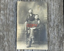 1910 Handsome Young Men Gay Interest Seattle WA Logging History Antique RPPC picture