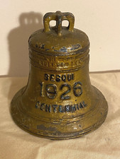 1926 Liberty Bell Cast Iron Bank Sesquicentennial (150th) Expo Bank au-47 picture