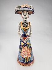 Day of the Dead Catrina Hand Painted Mexican Folk Art BKY picture