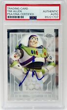 Tim Allen Signed 2023 Topps Chrome Disney 100 #61 Buzz Lightyear Card PSA/DNA picture