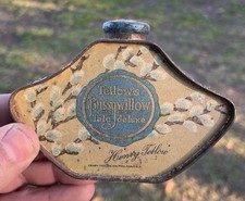 Vintage Antique Tetlow Pussywillow Talcum Powder Advertising Tin Art Nouveau picture