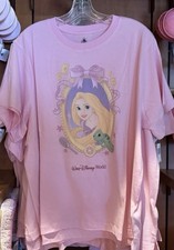 Disney Parks 2026 WDW Princess Portrait Rapunzel Pascal T Shirt Adult Size XL picture