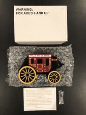 Wells Fargo San Francisco Stage Coach Die Cast Bank Collectible Vintage with Key picture