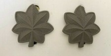 MAJOR RANK SUBDUED INSIGNIA-1-PAIR AUTHENTIC UNISSUED VIETNAM War--SALE picture