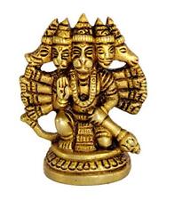 eSplanade Brass Panchmukhi Hanuman Anjaneya Pavan Putra Statue 2.5 Inch picture