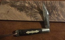  Old Camillus Coke Bottle Single Blade Folding Knife 4 Line Stamp picture