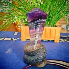 1.76LB Top natural crystal hand carved therapeutic artwork 800g picture