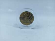 Vintage 1998 Disney Cruise Line Disney Magic Inaugural Voyages Coin Paperweight picture