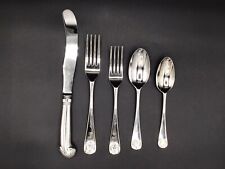 5 Piece Place Setting Williamsburg Royal Shell By Kirk Stieff 18/8  Stainless picture