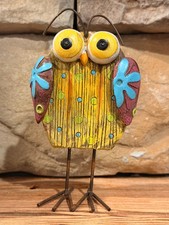 Cute Whimsical Large Eyed Owl Figurine picture